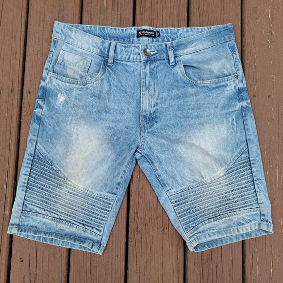 South Pole MCMXCI Denim Jean Shorts Men Size 36 - Picture 1 of 7